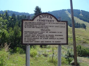 Aspen Hill Cemetery - Jackson Hole, WY