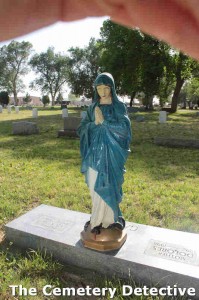 002 Mary Trodding on Snake Mary and Snake Grave Marker
