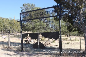 Datil Cemetery Gate New Mexico