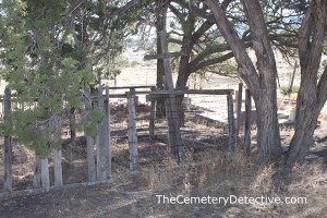 Datil Cemetery Fenced Plots