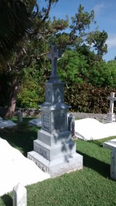 Bermuda Zinc Gravestone