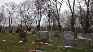 Fairview Cemetery Canadian Flag