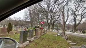Fairview Cemetery Canadian Flag