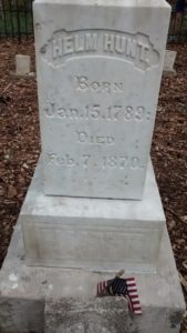 Gravestone of Helm Hunt