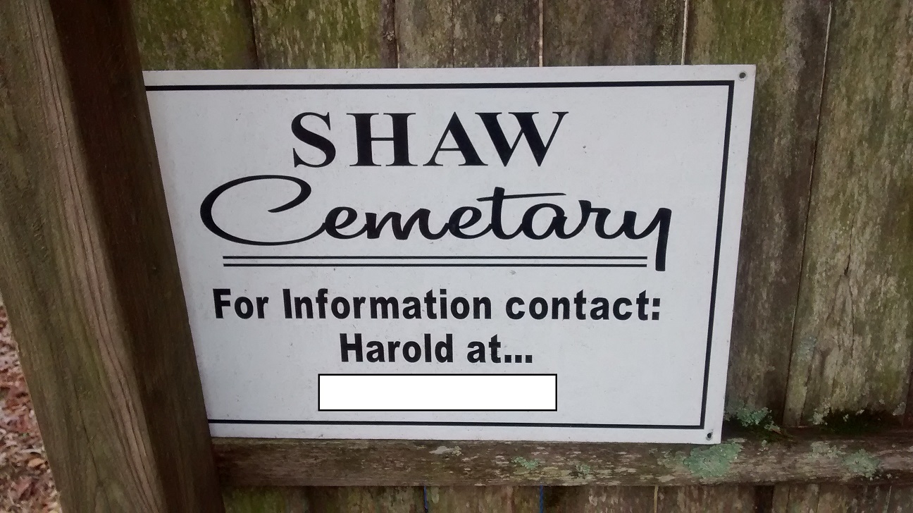 Shaw Cemetery - Red Bank Cemetery - Red Bank, Tennessee