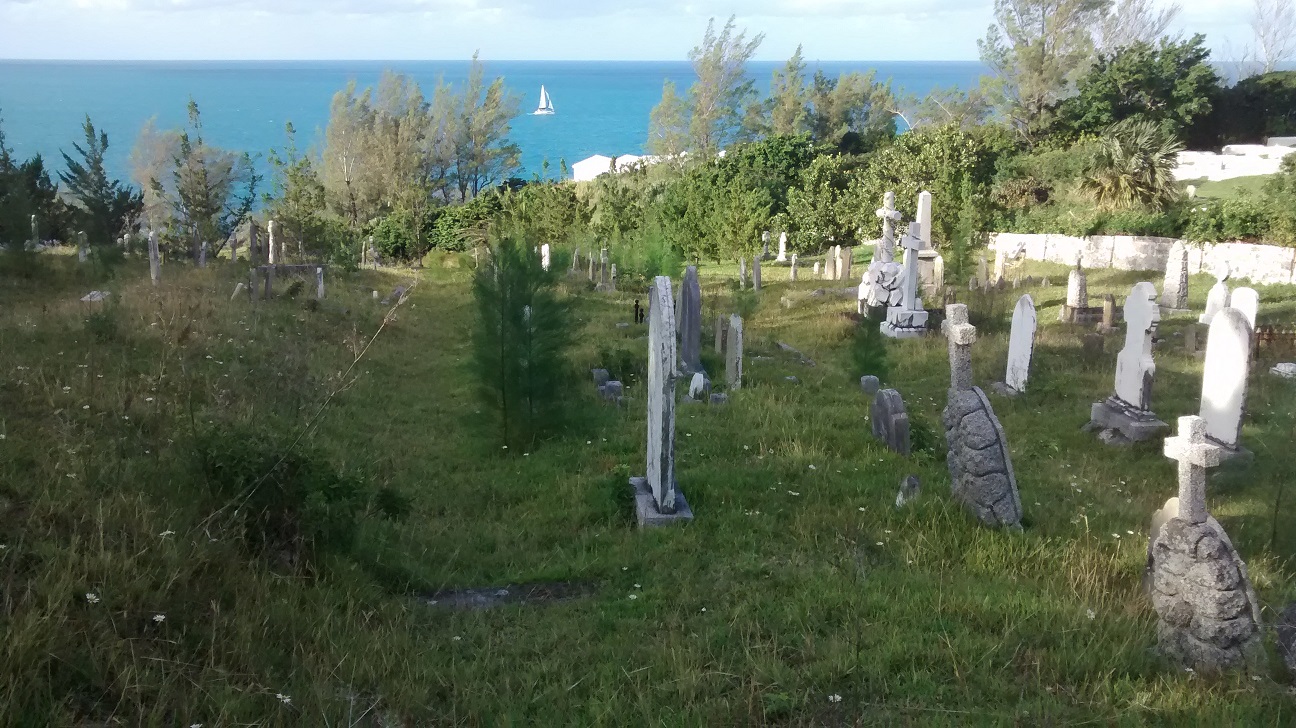 The Cemeteries of St. Thomas, Tortola, Bermuda, and Newport.