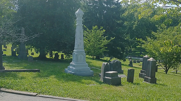 Zinc Cemetery Grave Marker