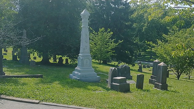 What Is This Gravestone? – A Zinc Grave Marker!